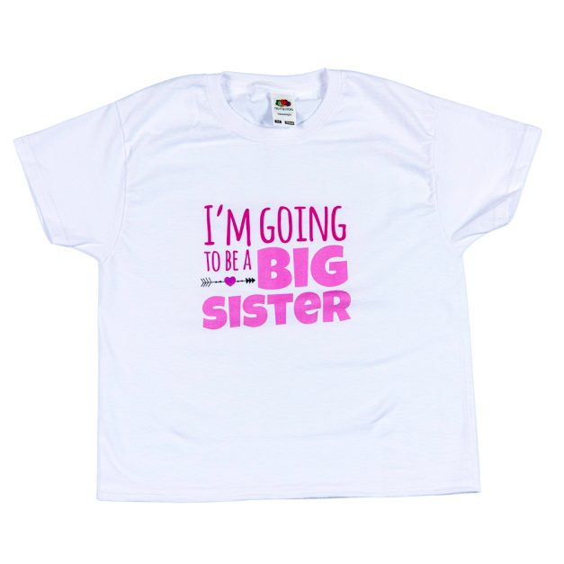 I'm Going To Be A Big Sister T-Shirt Pregnancy Announcement